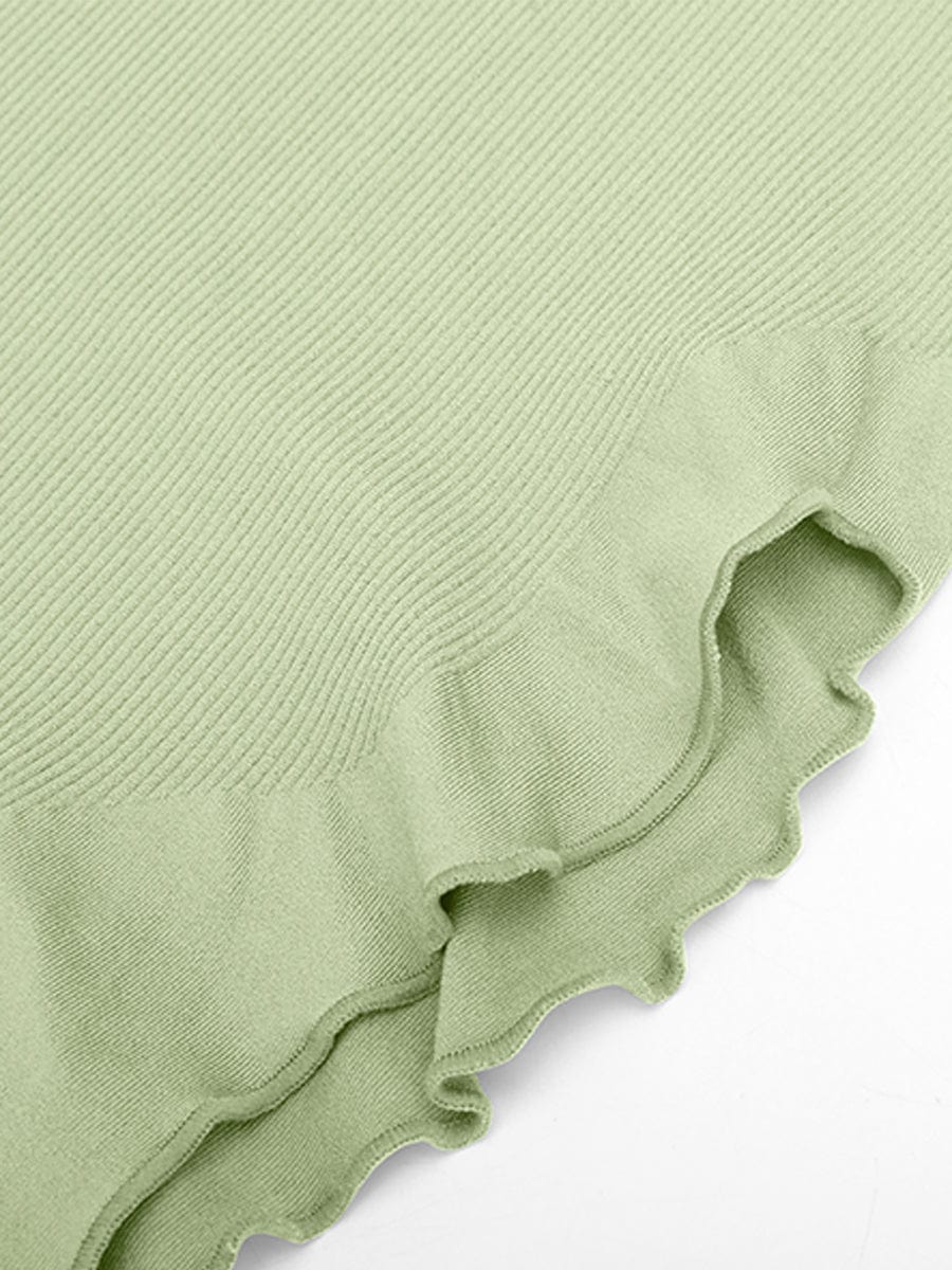 Ruffle Hem Shaping Dress
