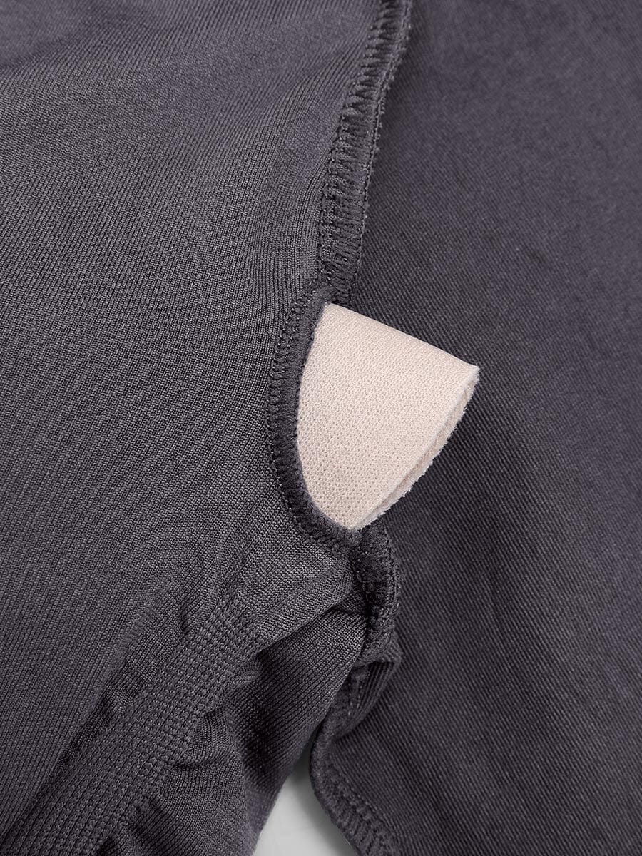 Mock Neck Shaping Romper