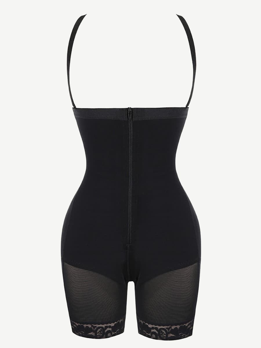 Detachable Strap Zip Body Shaper