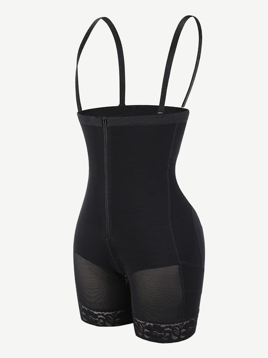 Detachable Strap Zip Body Shaper