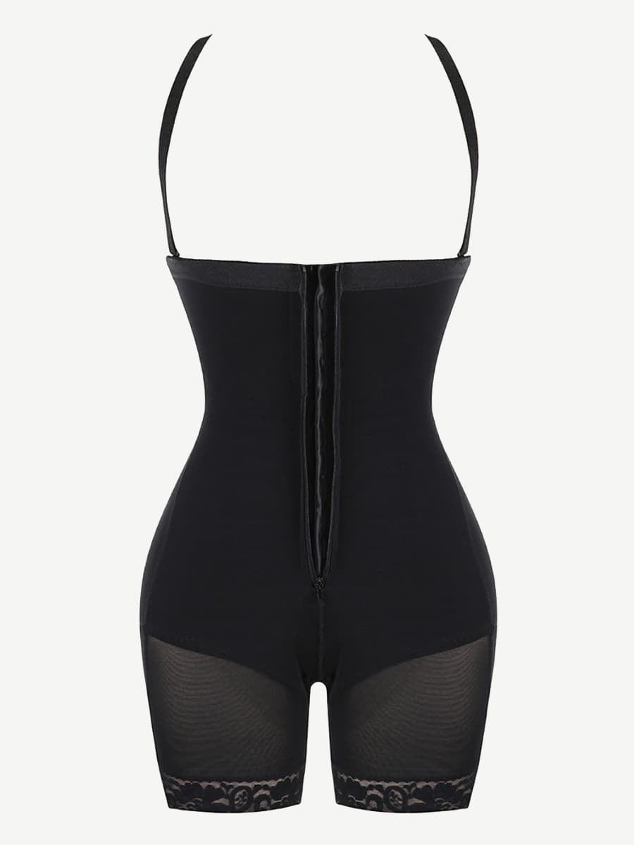 Detachable Strap Zip Body Shaper
