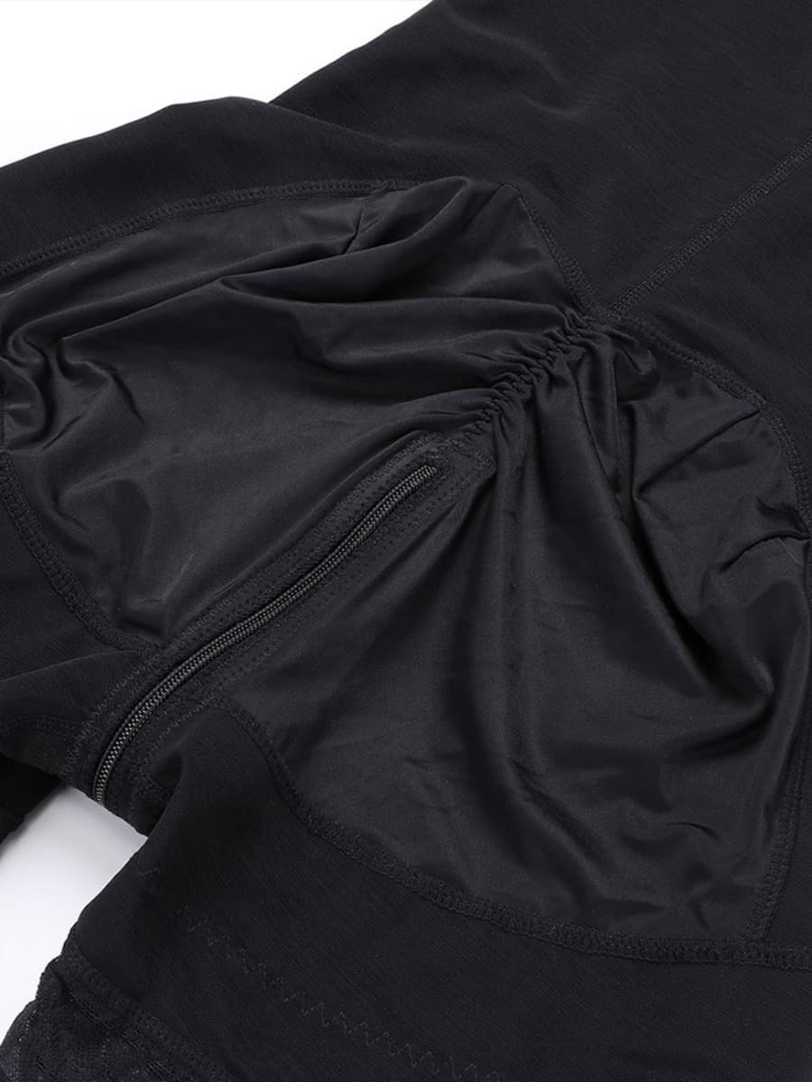 Detachable Strap Zip Body Shaper