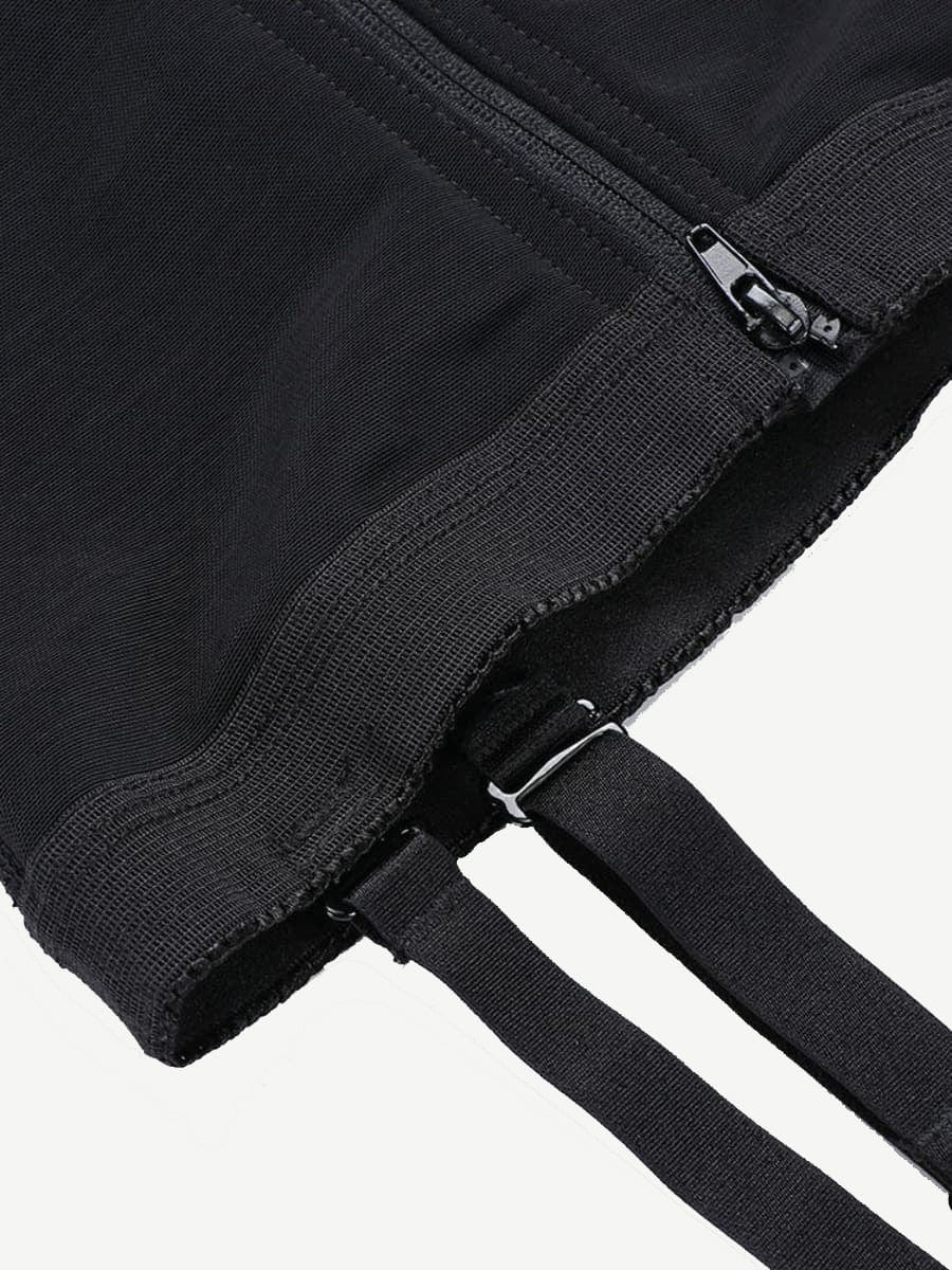 Detachable Strap Zip Body Shaper