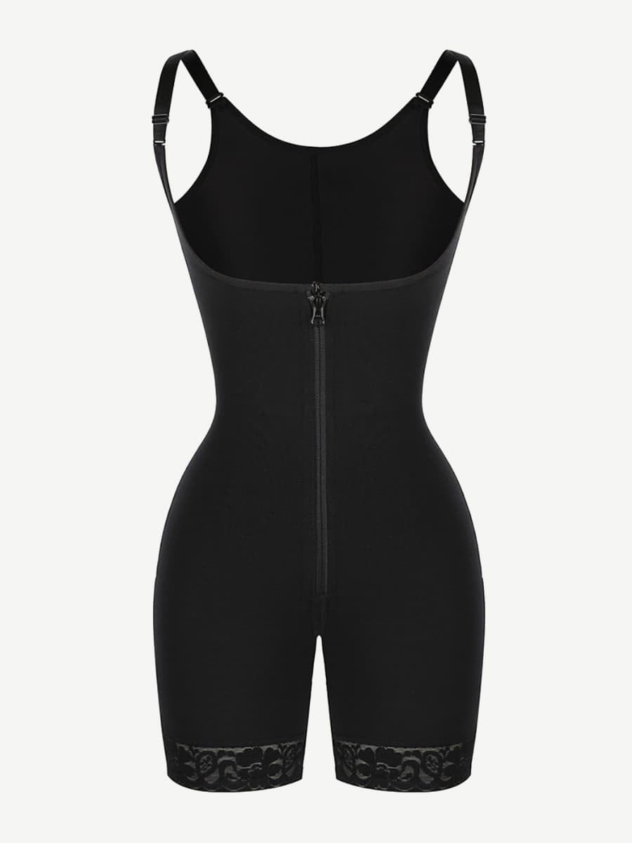 Under bust Zip Front Body Shaper