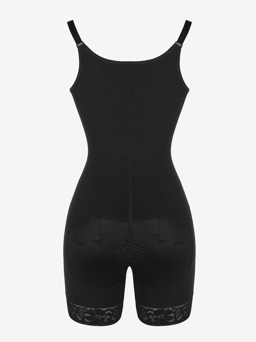 Under bust Zip Front Body Shaper
