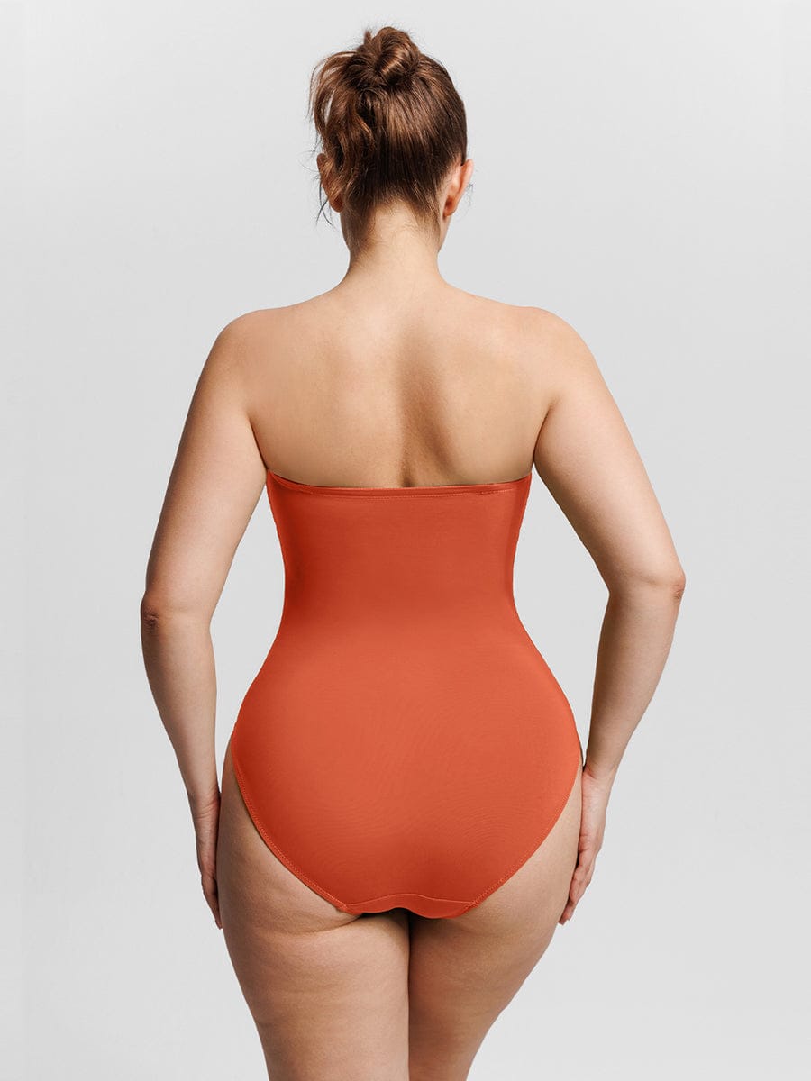 Shaping Mesh Tummy Control Swimsuit