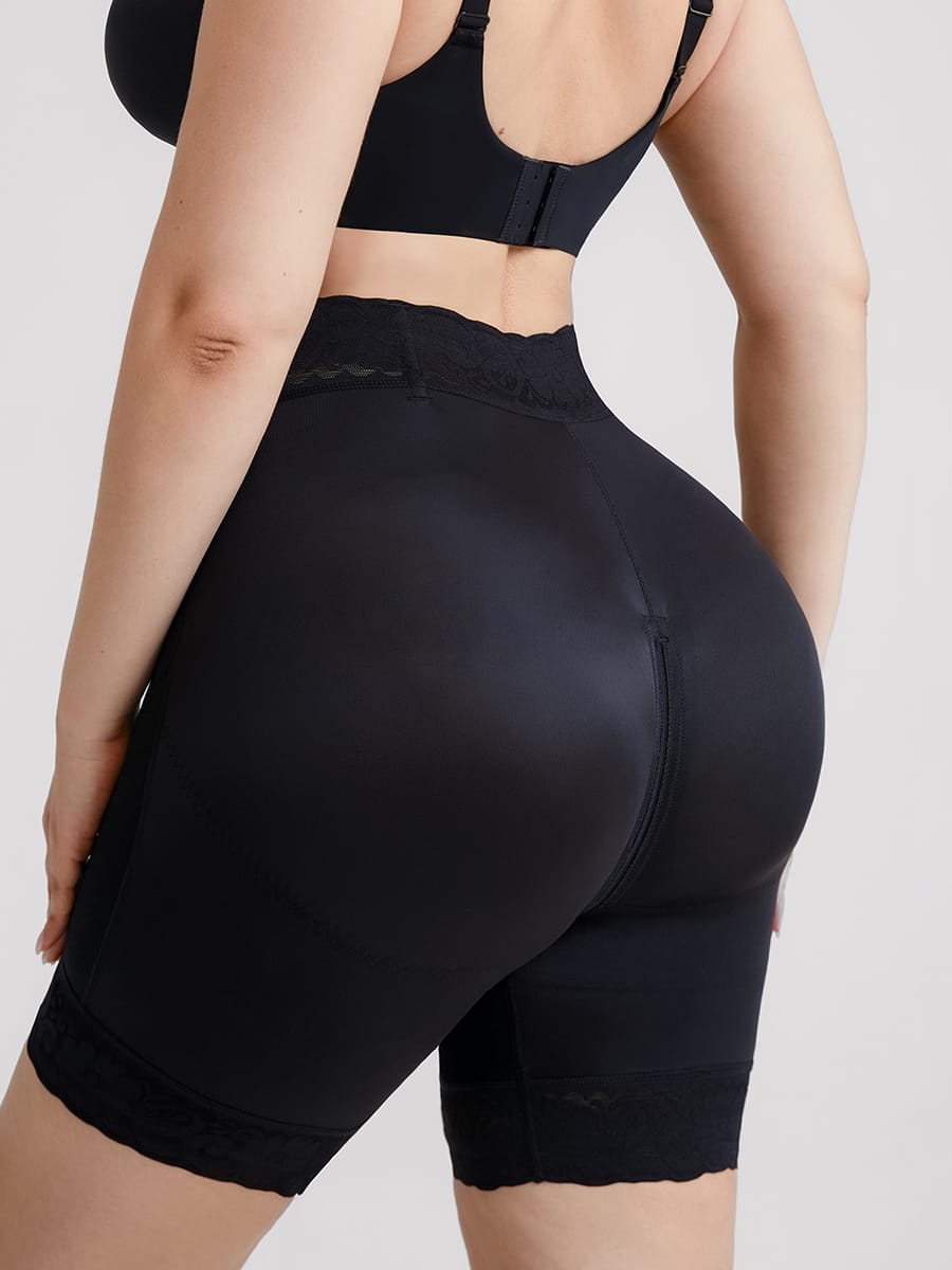 Boned High-Waist Booty Lift Boyshort