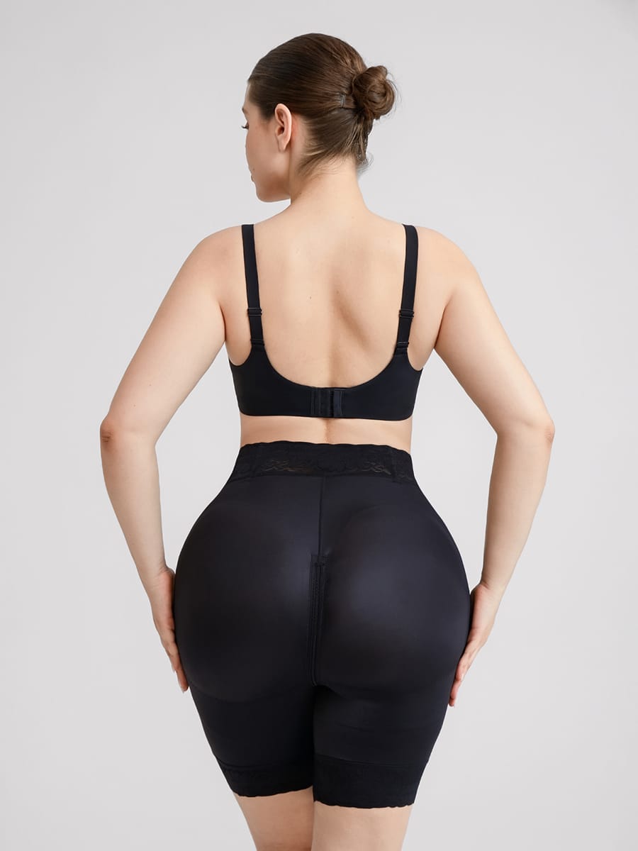 Boned High-Waist Booty Lift Boyshort