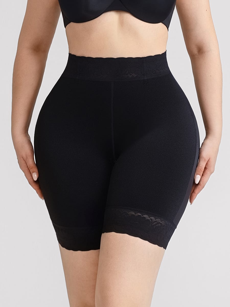 Boned High-Waist Booty Lift Boyshort