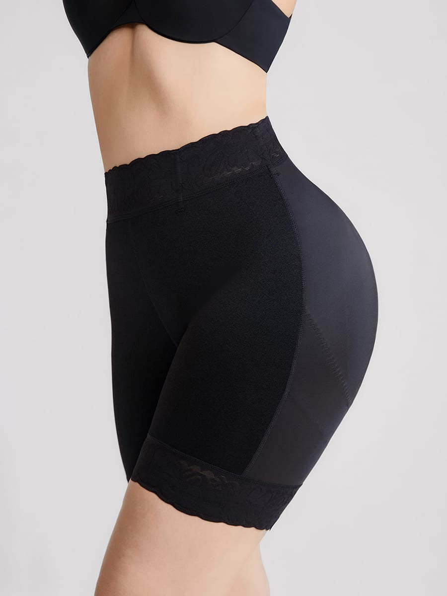 Boned High-Waist Booty Lift Boyshort