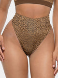 Printed High-Waist Thong
