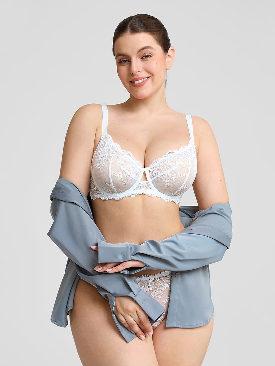 Floral Lace Low-Rise Panties