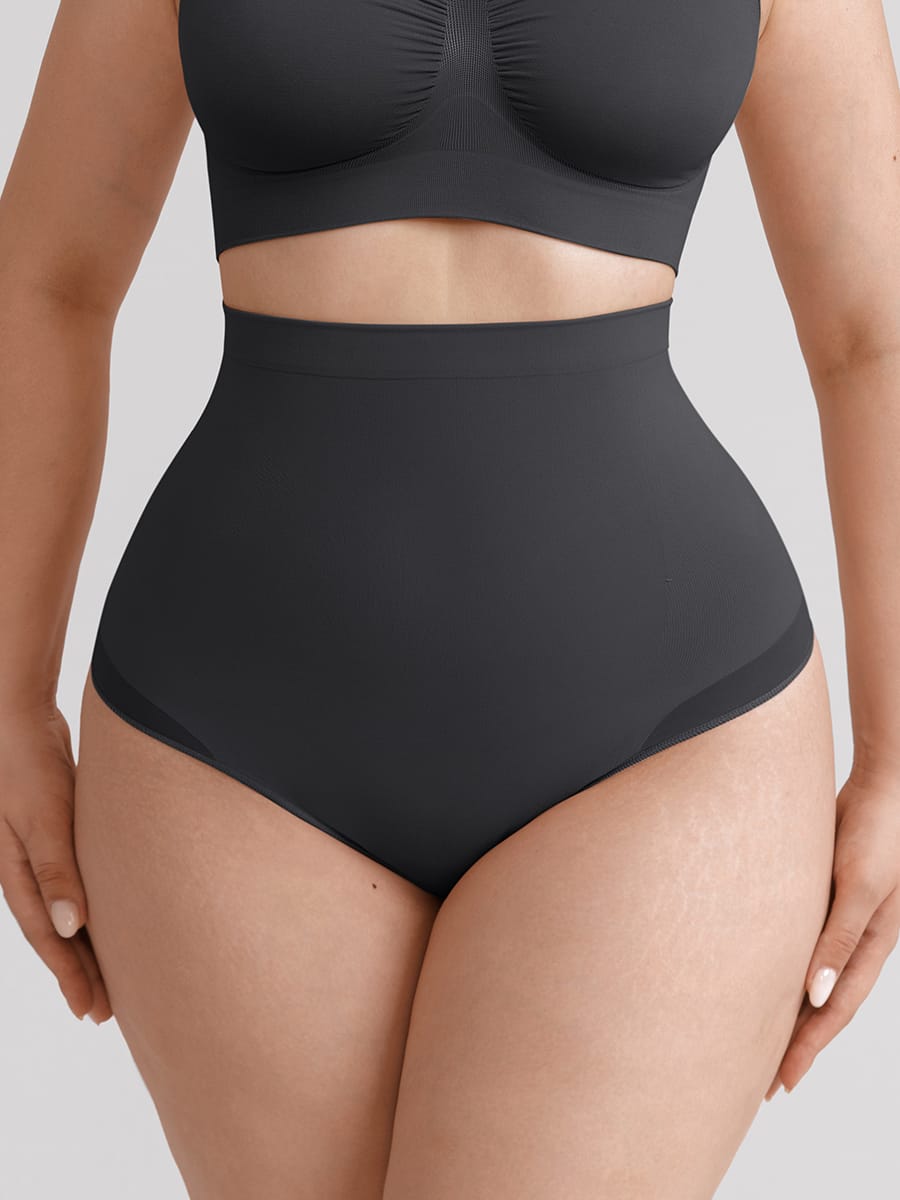 High-Waist Anti-Roll Thong Shaper