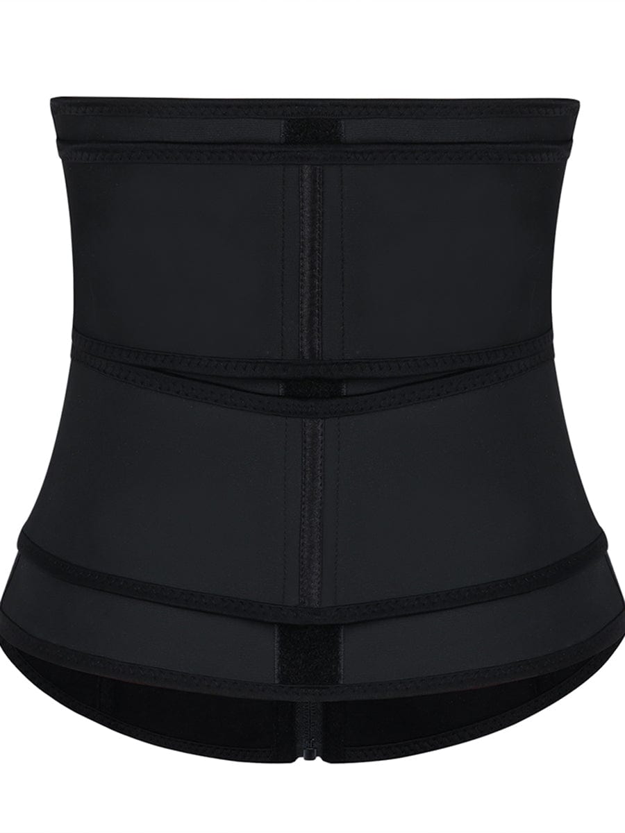 Double-Belt Latex Waist Cincher