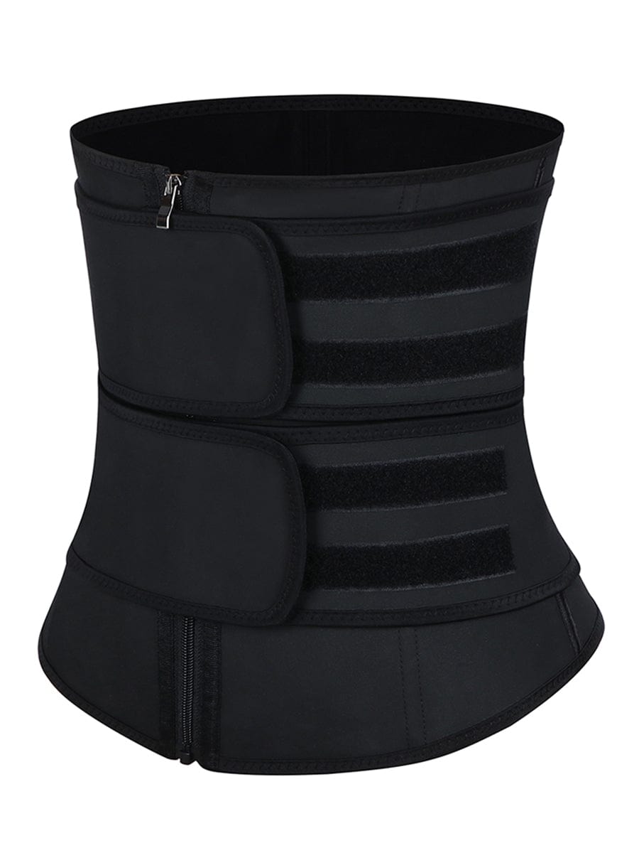 Double-Belt Latex Waist Cincher