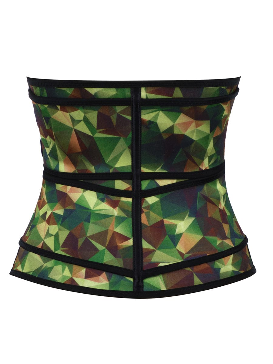 Geometric Print Waist Trainer