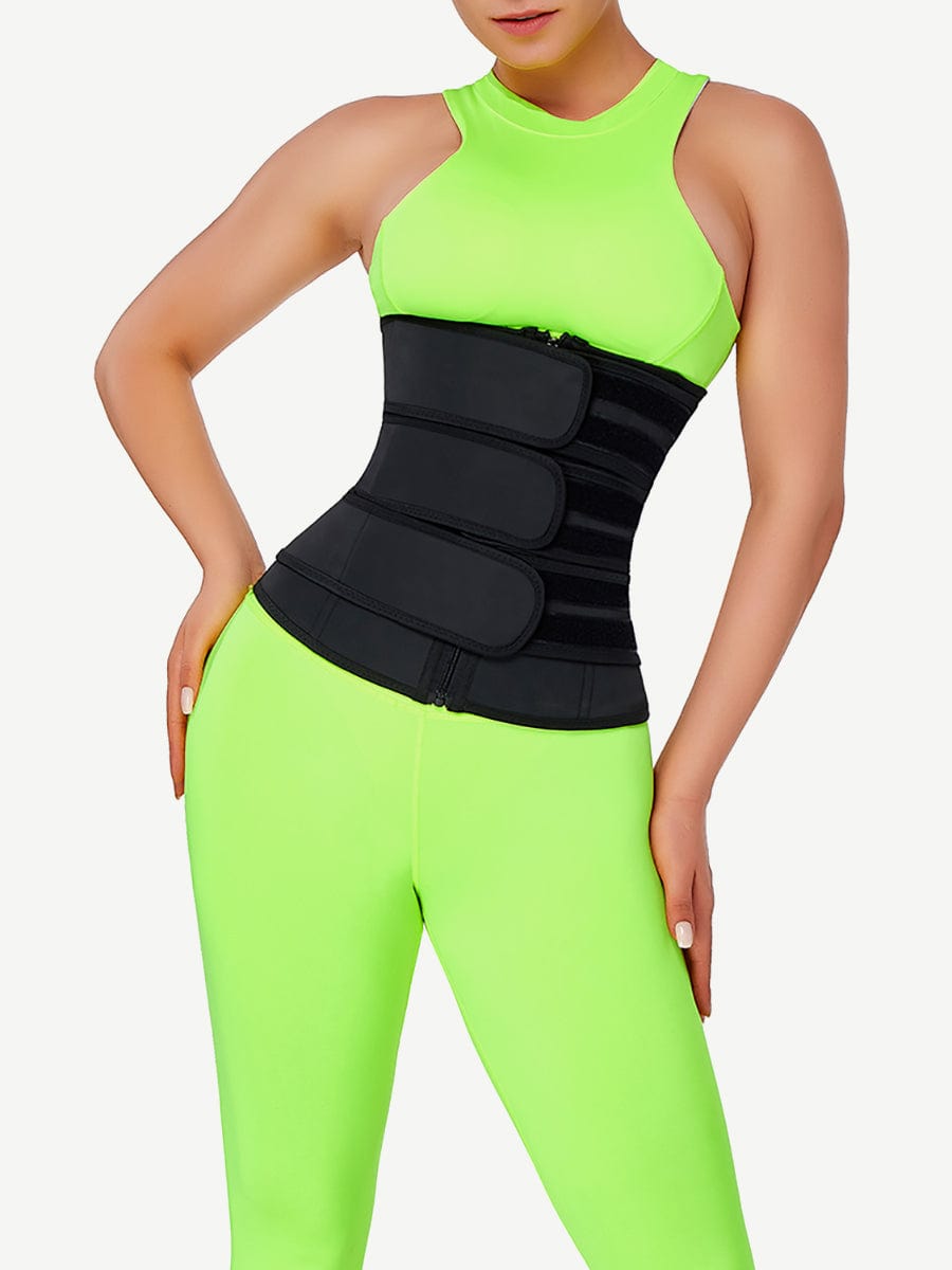 Three-Belt Latex Waist Trainer
