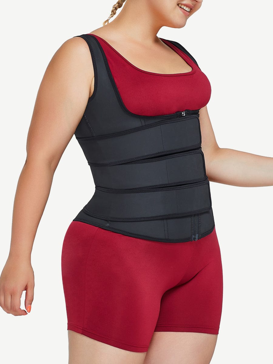 Three-Belt Latex Vest Trainer