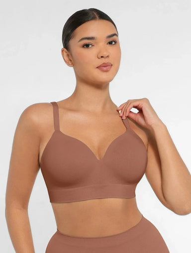 Seamless Wireless Support Bra