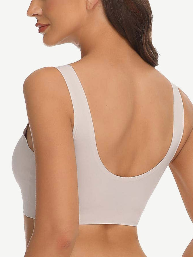 Soft-Touch Smoothing Fabric Bra