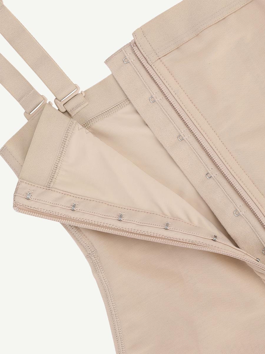 Zip-Front Thong Bodysuit