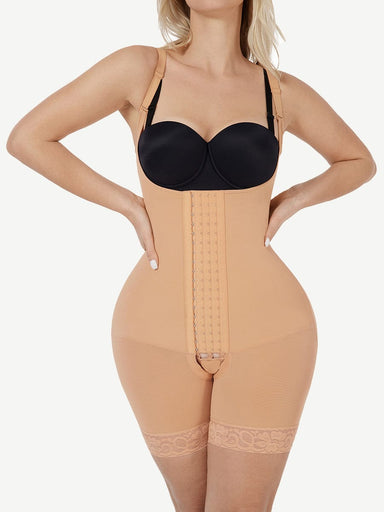 U-Neck Liposuction Compression Bodysuit