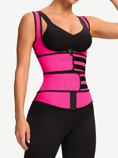 Double-Belt Latex Vest Shaper