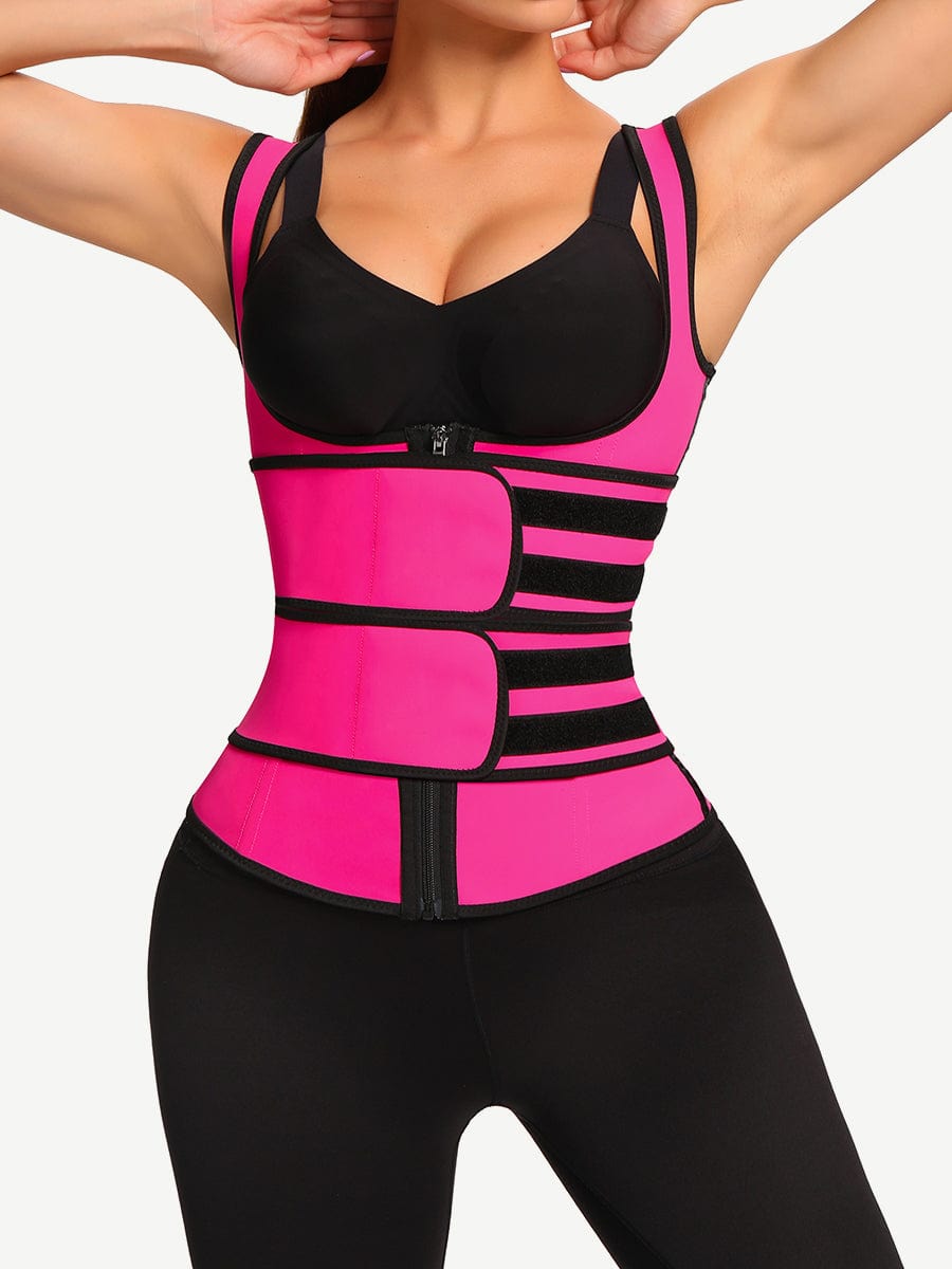 Double-Belt Latex Vest Shaper