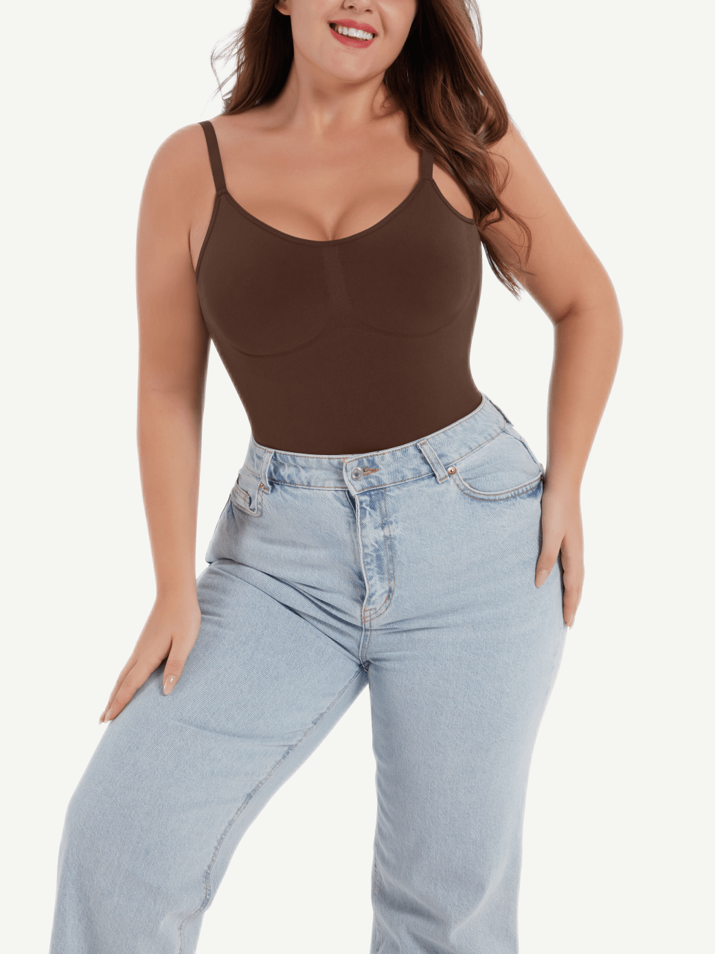 Open-Back Scoop Bodysuit