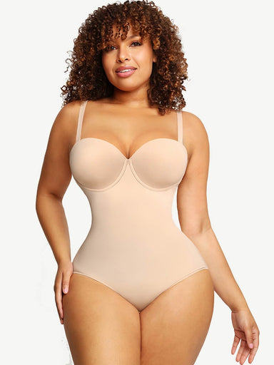 Underwire Cupped Shaping Bodysuit