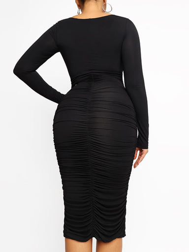 Pleated Modal Shaping Dress