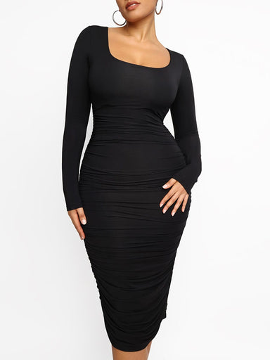 Pleated Modal Shaping Dress