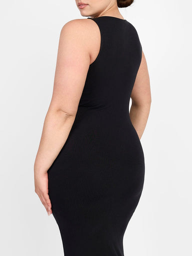 Ribbed Shaping Maxi Dress