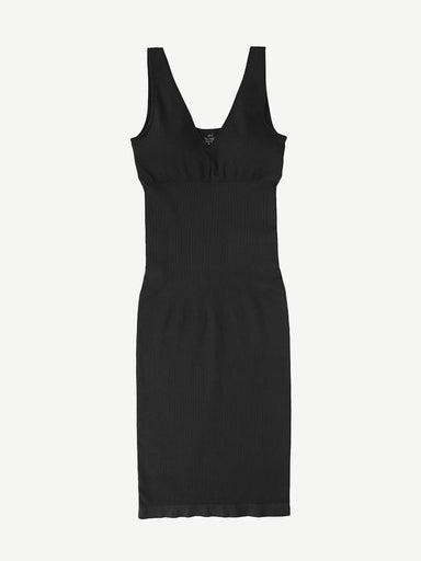 Deep V-Neck Shaping Dress