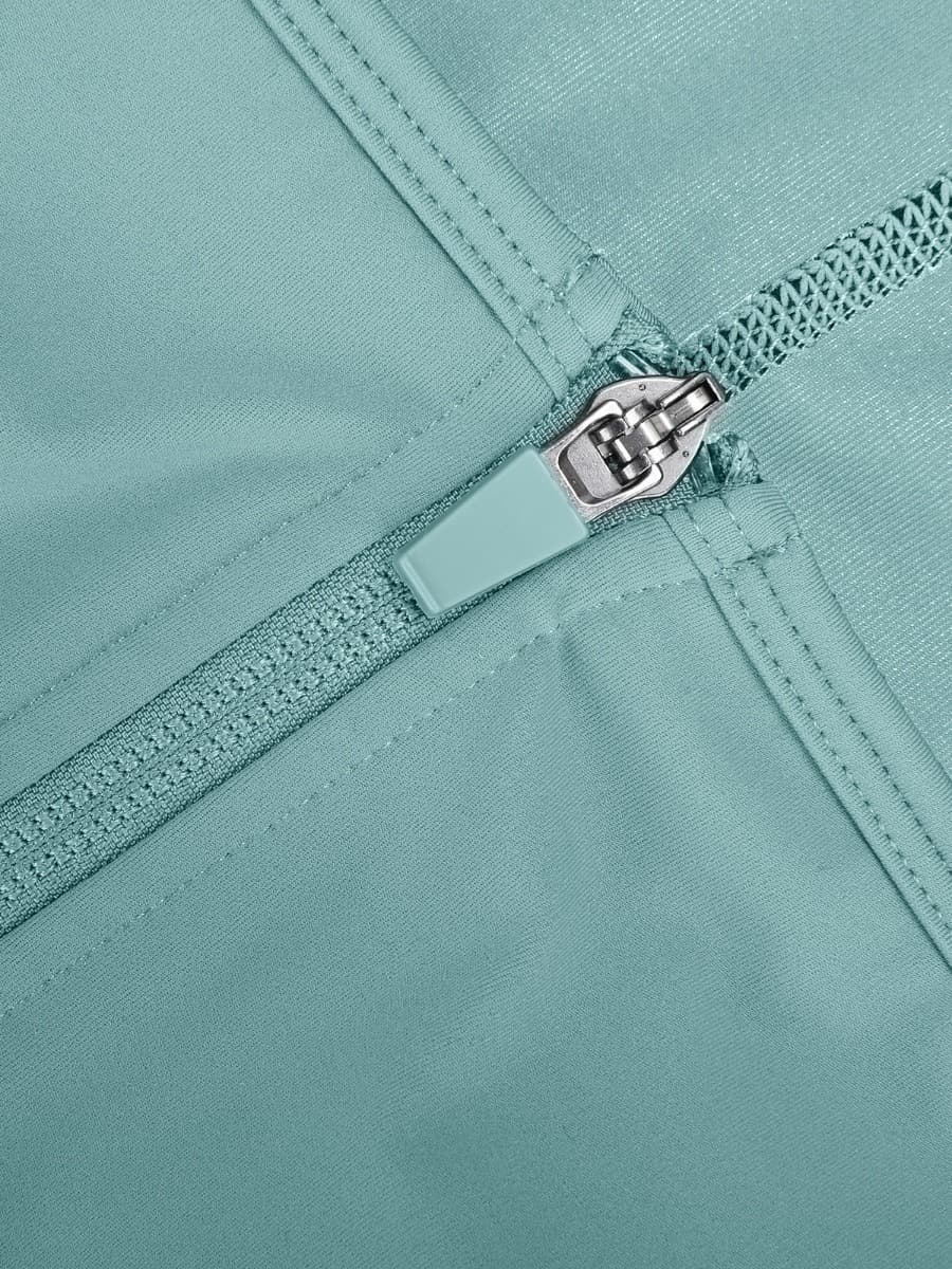 Zip-Front Sauna Sweat Jumpsuit