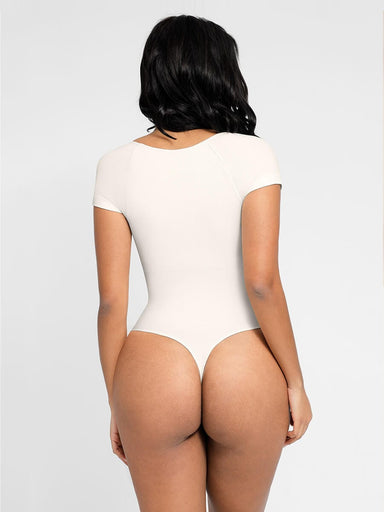Square Neck Short Sleeve Bodysuit