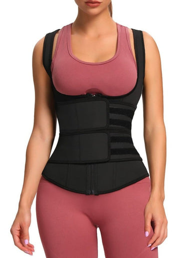 Double-Belt Latex Vest Shaper