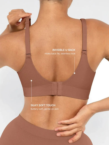 Seamless Wireless Support Bra