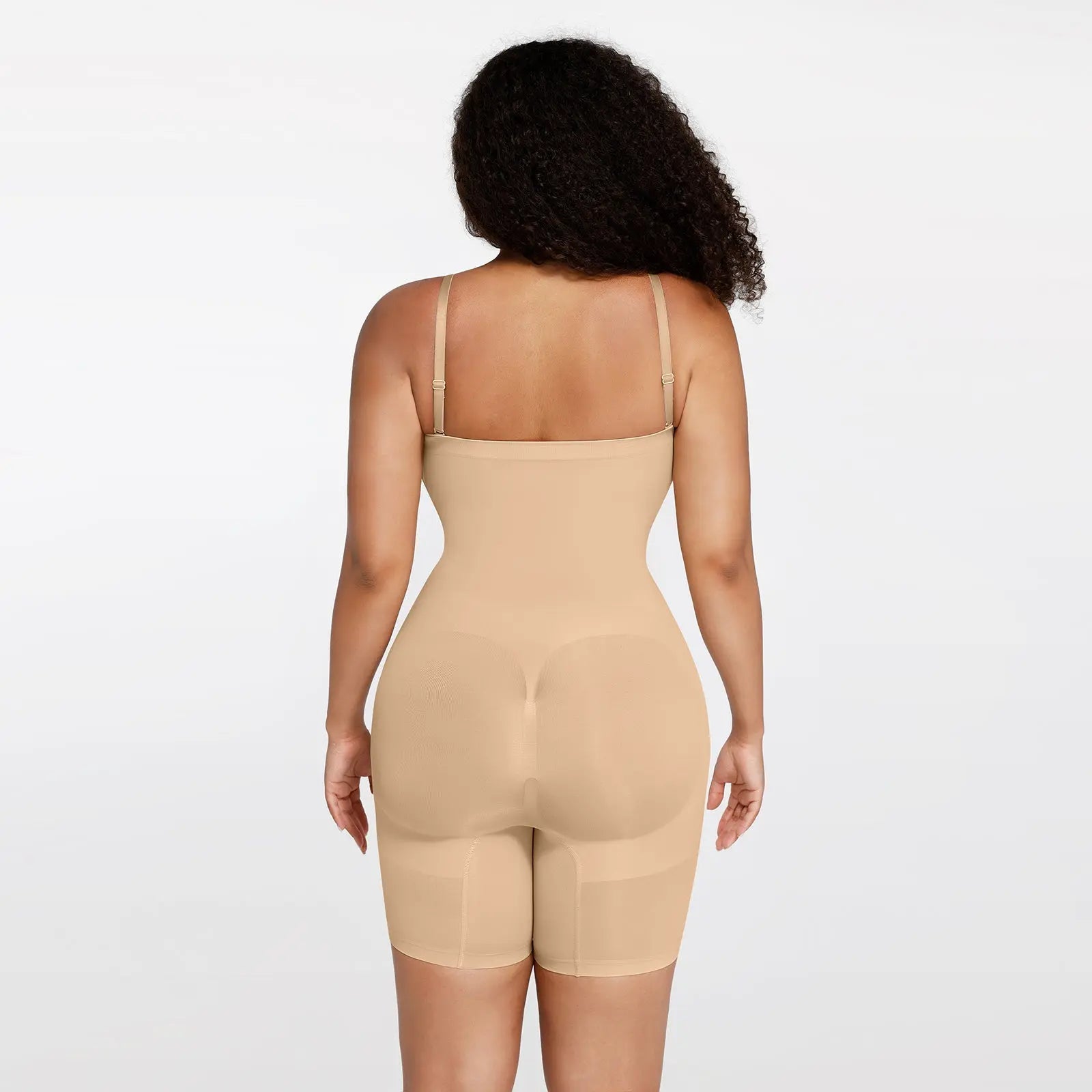 Mid Thigh Bodysuit with Adjustable Straps