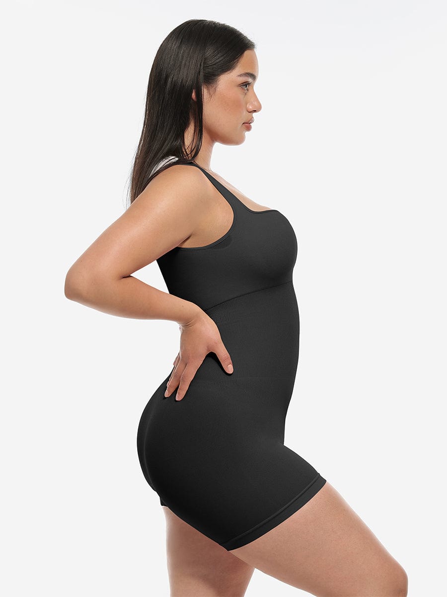 Square Neck Shaping Romper