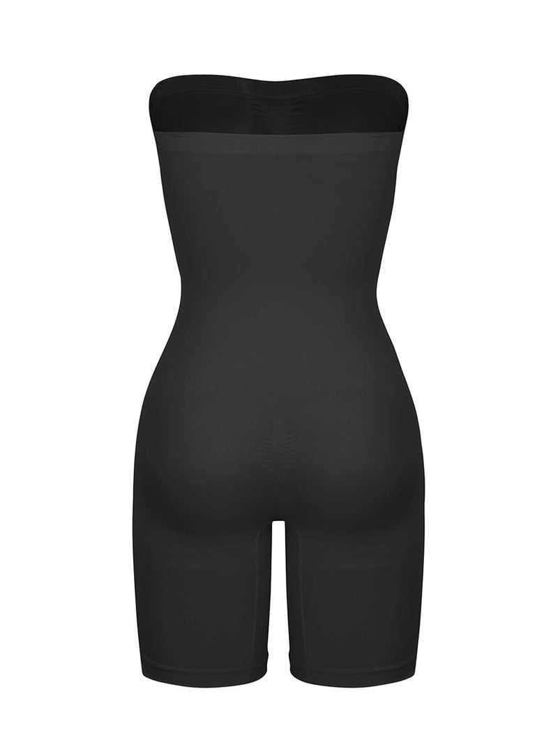 Mid Thigh Bodysuit with Adjustable Straps