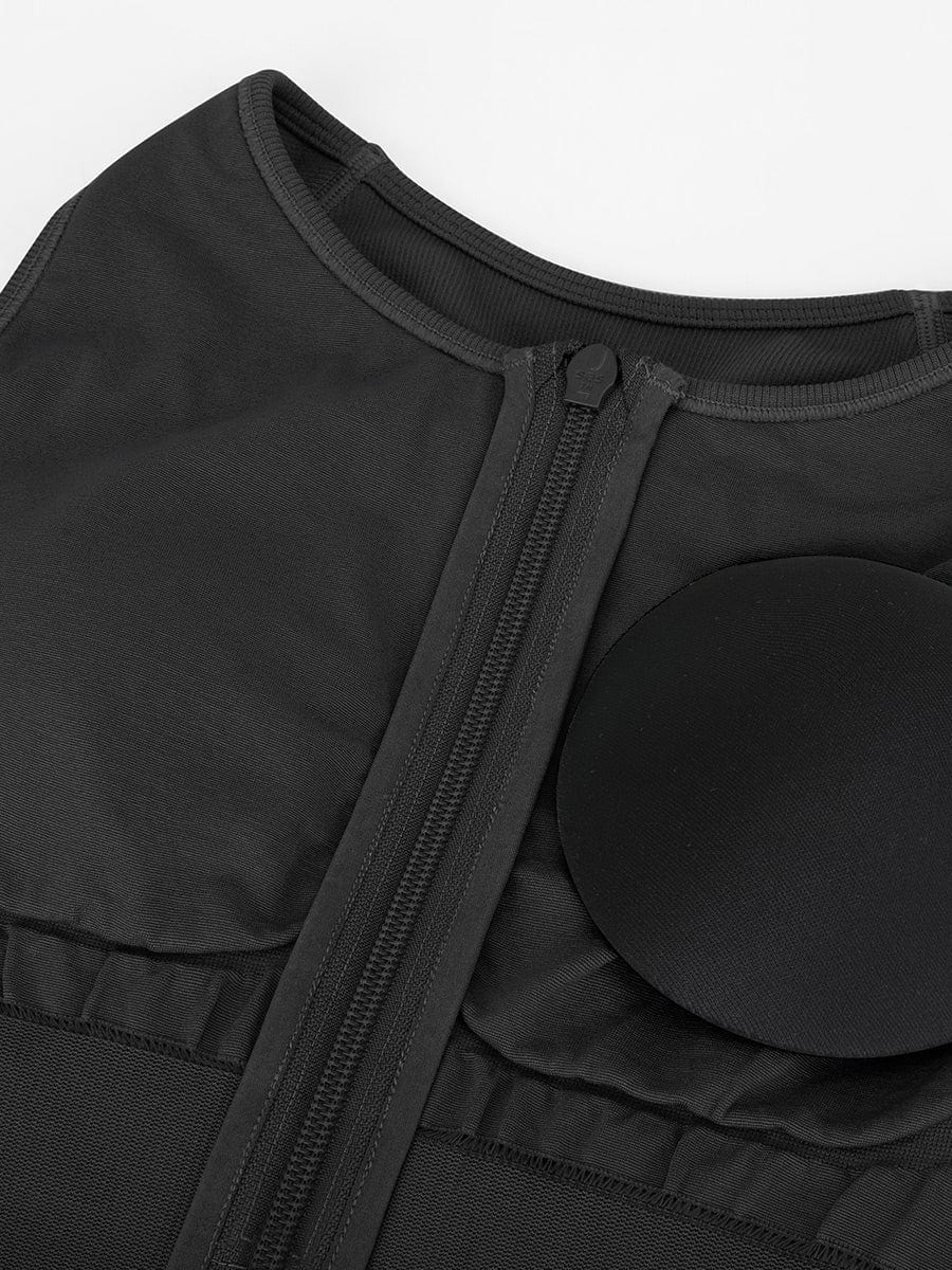 Zip Front Racerback Catsuit