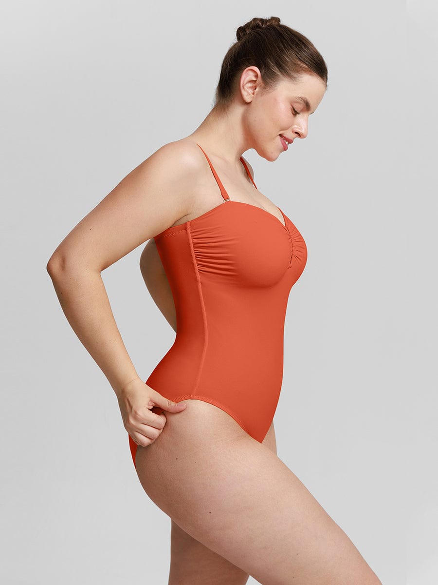 Shaping Mesh Tummy Control Swimsuit
