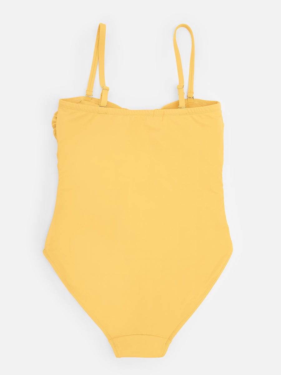 Shaping Mesh Tummy Control Swimsuit