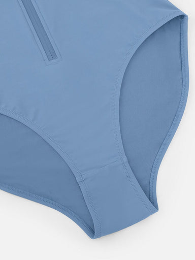 Zip-Front Shaping Swimsuit