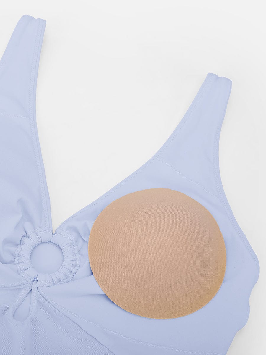 Ruched Deep V Shaping Swimsuit