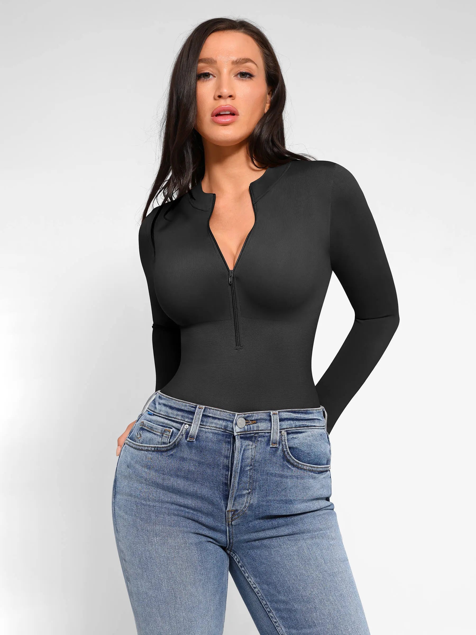 Zip Up Bodysuit