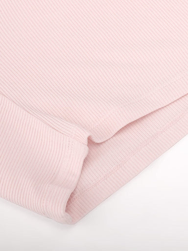 Ribbed Mid-Waist Boxer Shorts