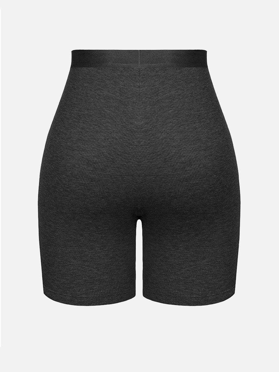 Cotton Ribbed Shorts