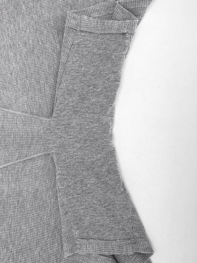 Ribbed Mid-Waist Boxer Shorts